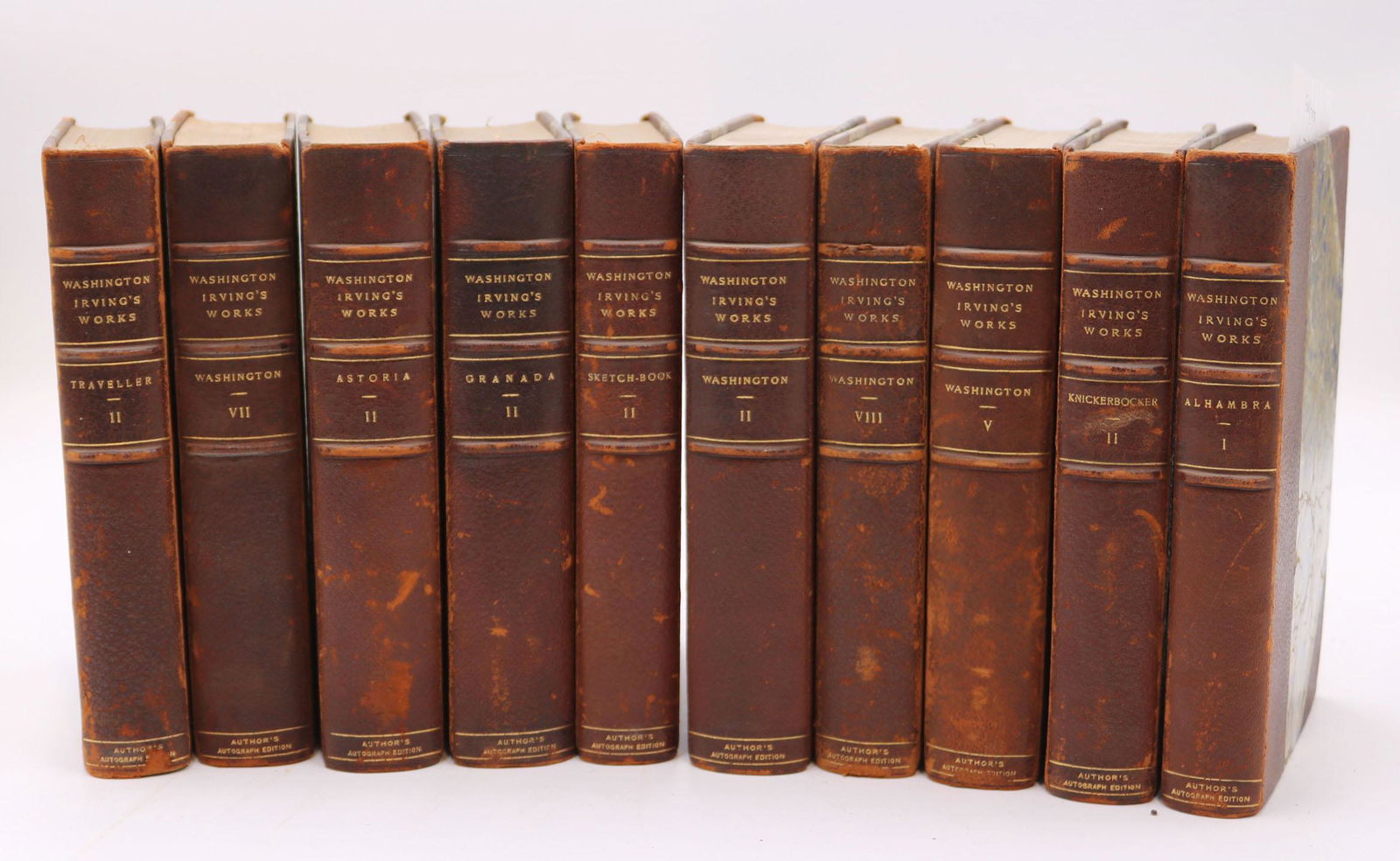 38 Volumes of Works by Washington Irving (1 of 12)