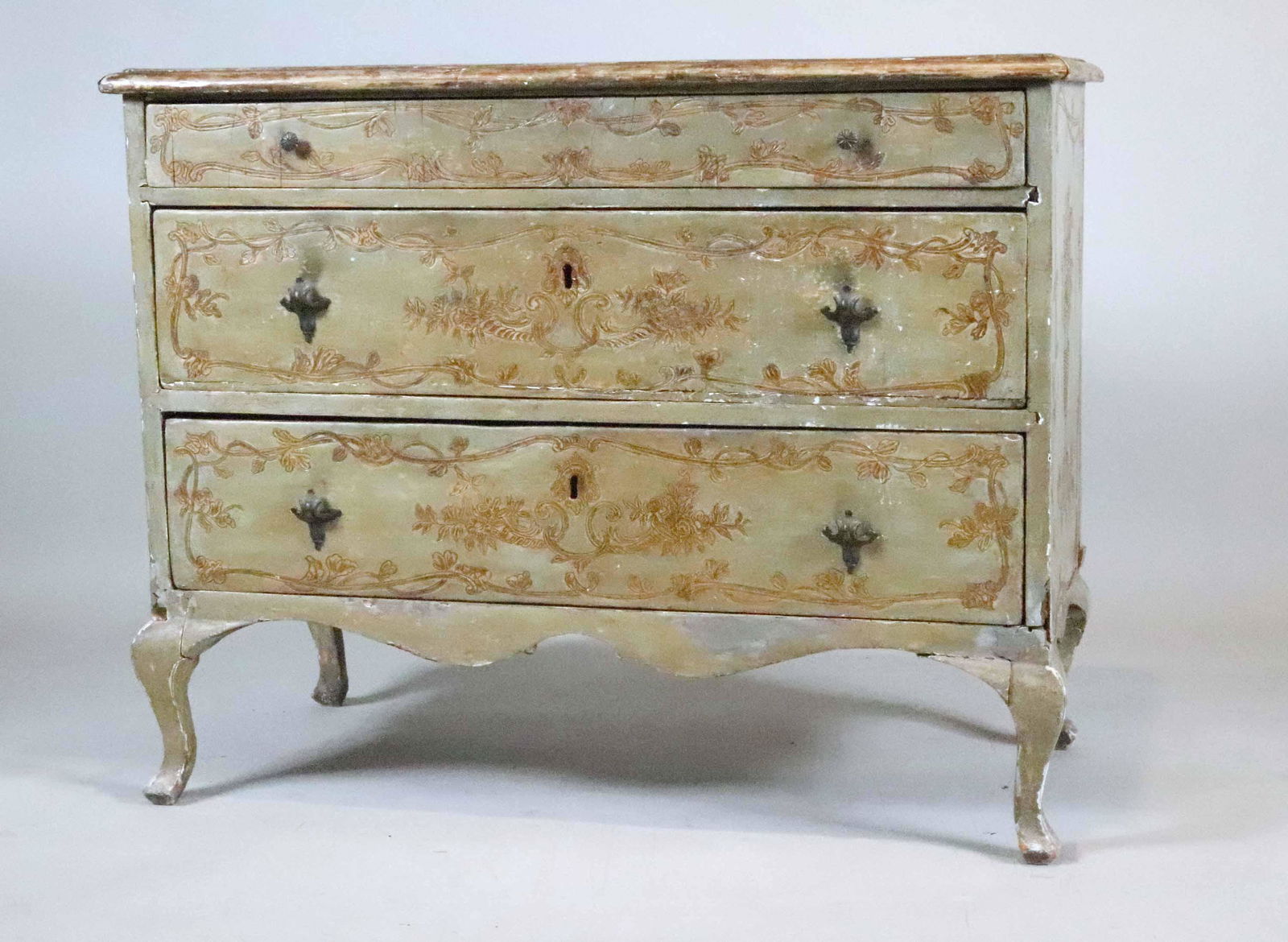 Italian Transitional Painted Chest of Drawers (1 of 11)