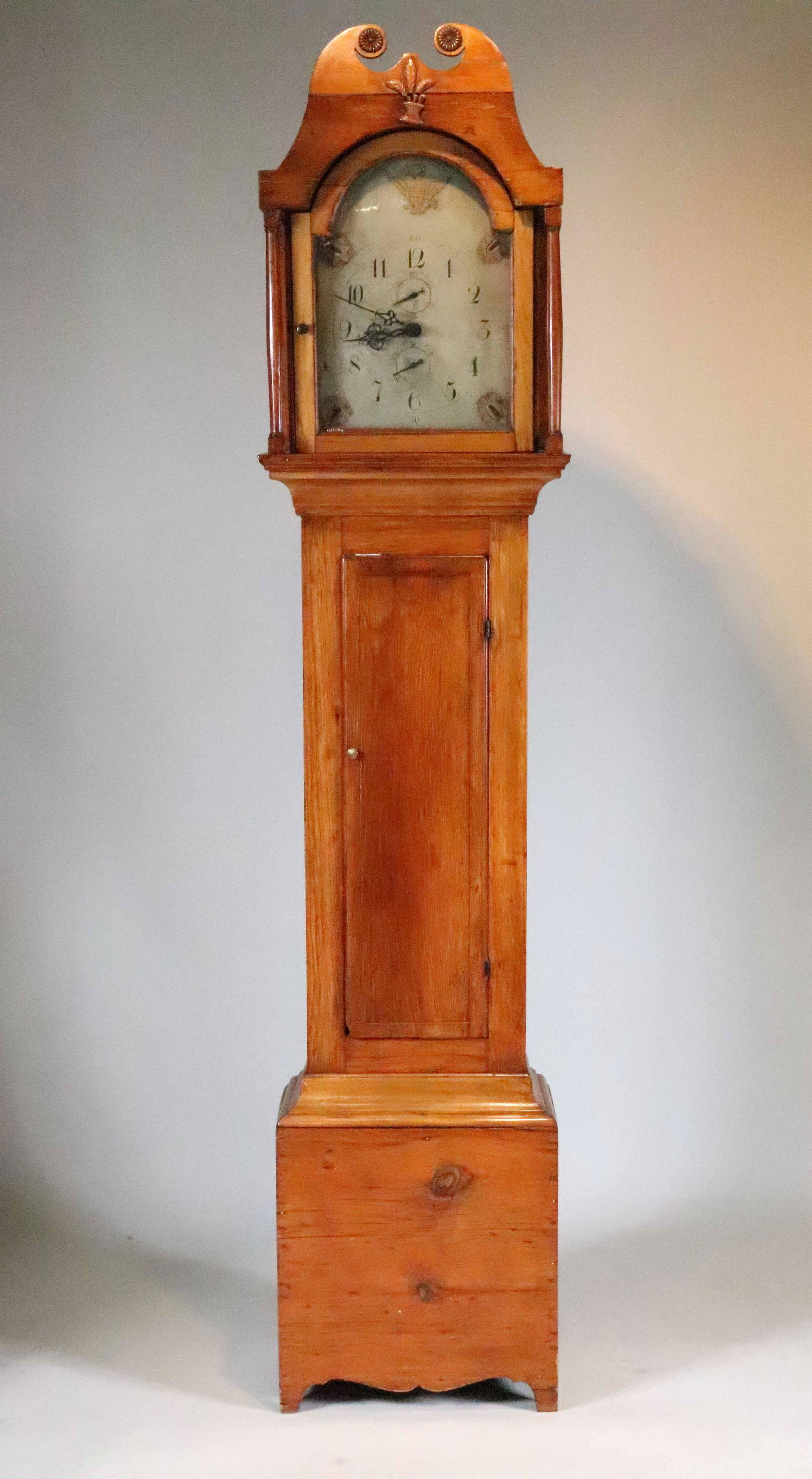 Federal Cherrywood Tall Case Clock (1 of 14)