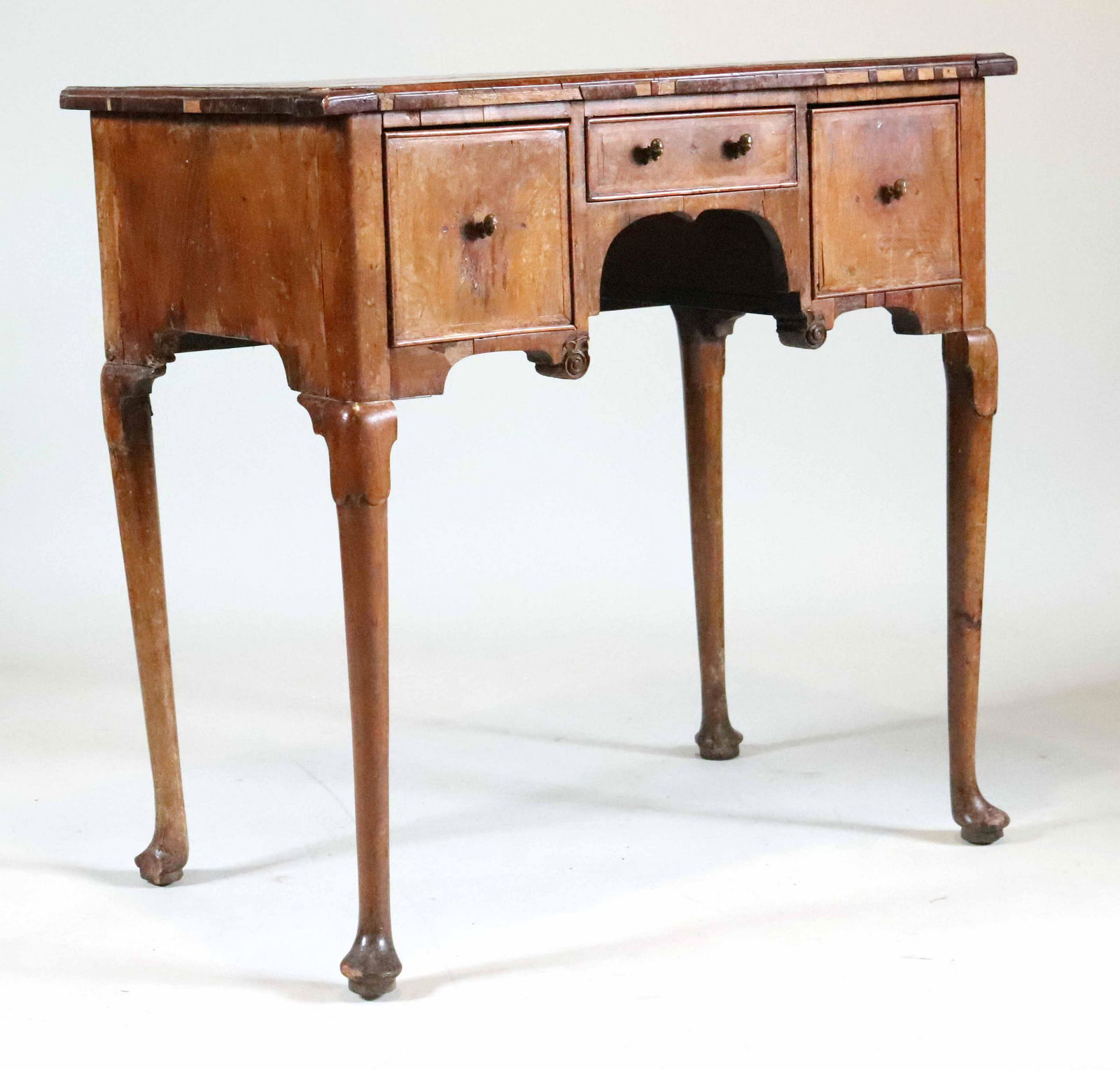 George II Provincial Walnut Dressing Table (1 of 10)