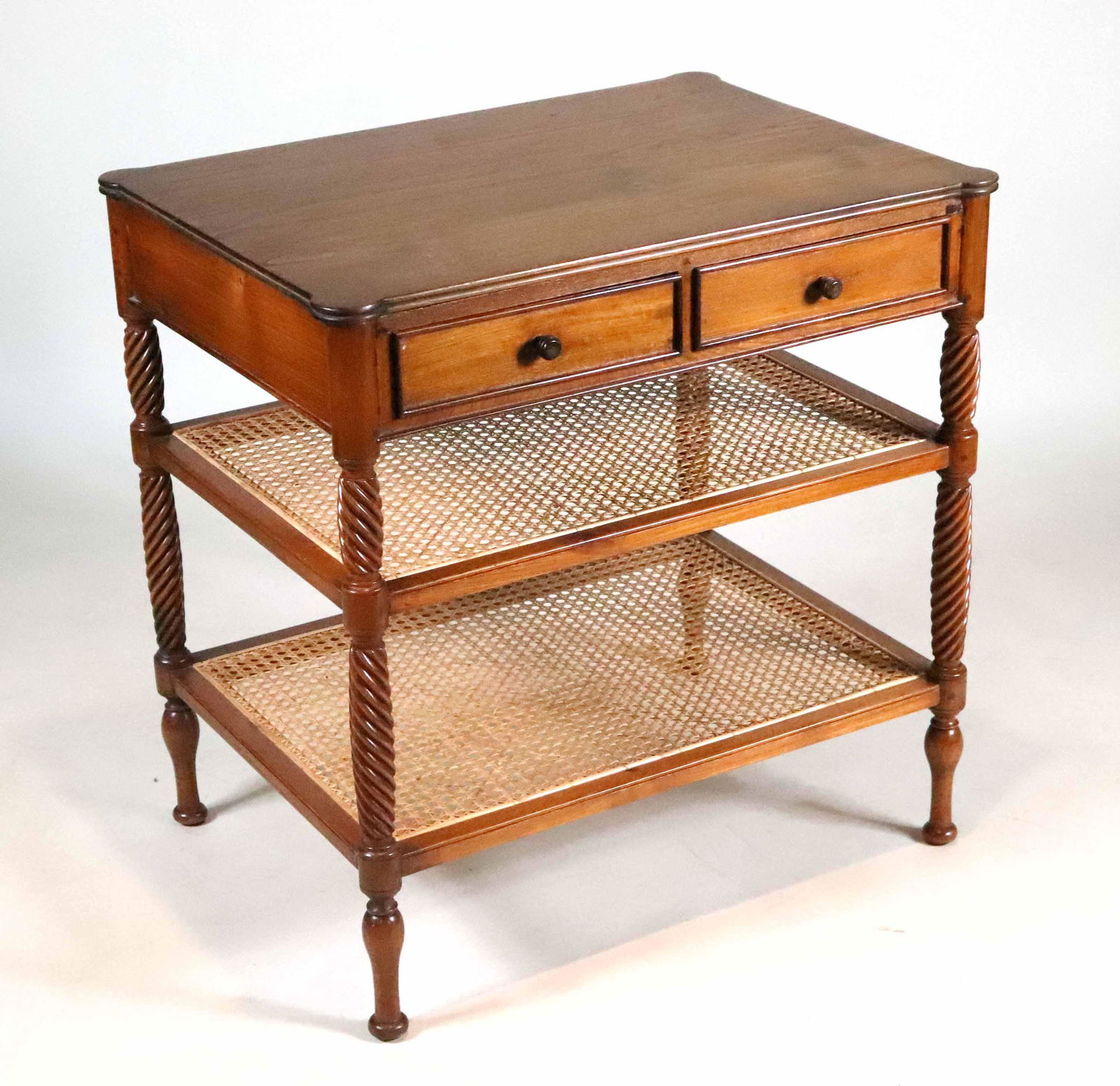 Regency Style Two Drawer Side Table (1 of 7)