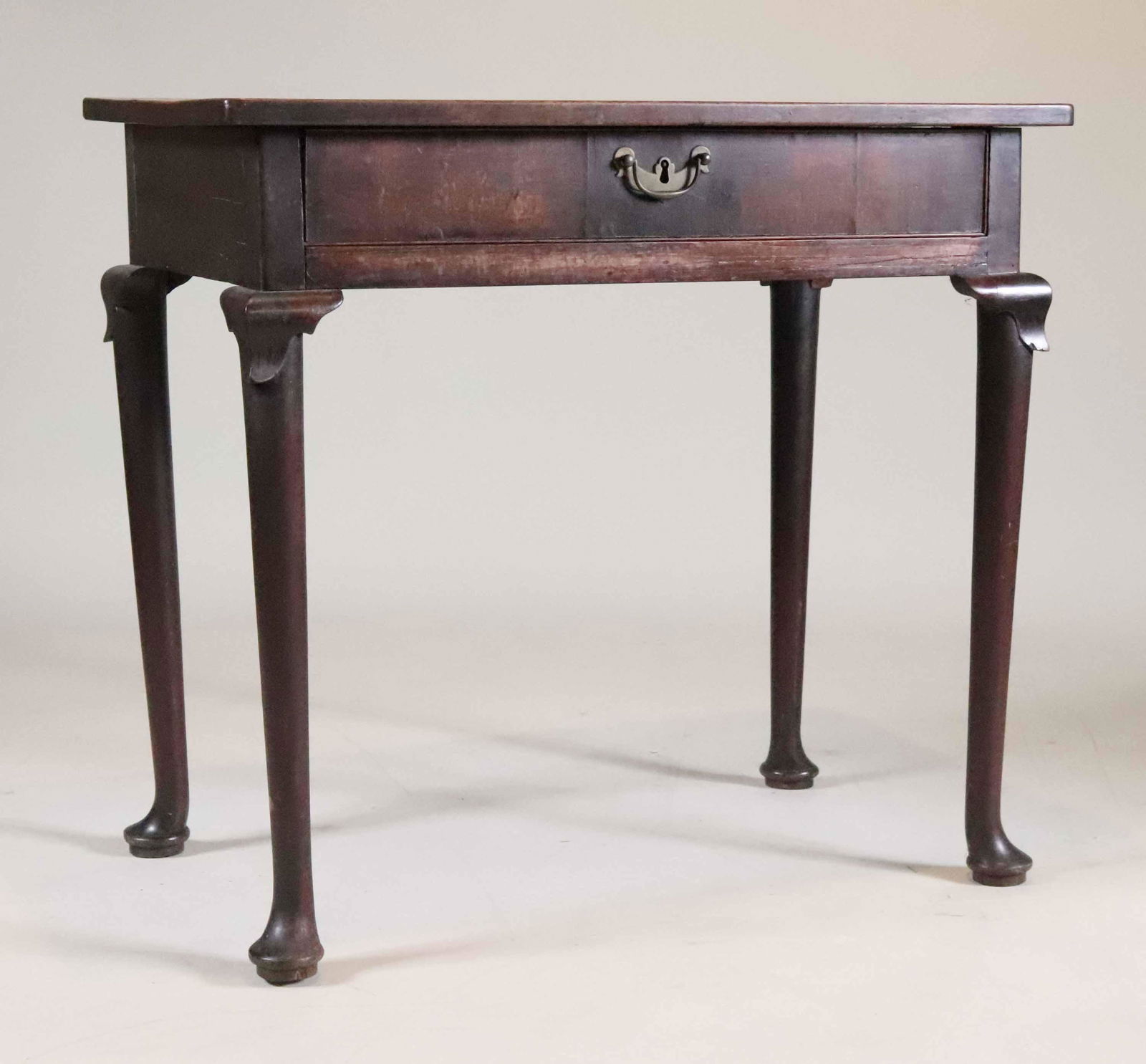 George III Mahogany Single Drawer Side Table (1 of 7)