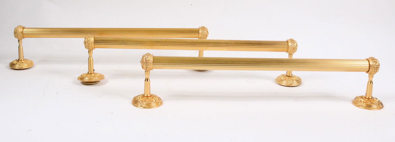 Three Sherle Wagner Reed & Ribbon Towel Bars (1 of 6)