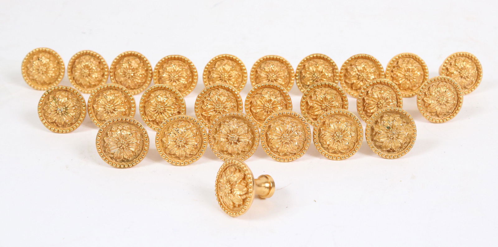 Twenty-Five Sherle Wagner Acanthus Pattern Knobs (1 of 5)