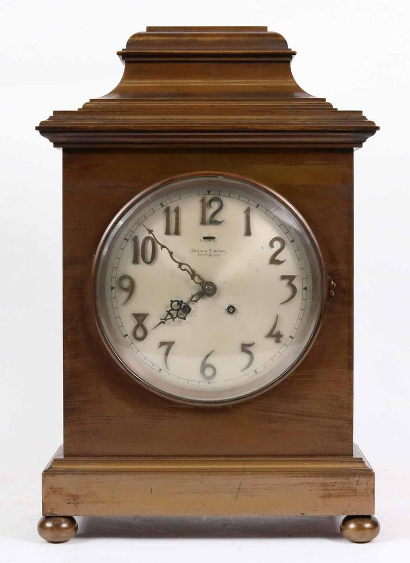 Georgian Style Chelsea Brass Shelf Clock (1 of 4)