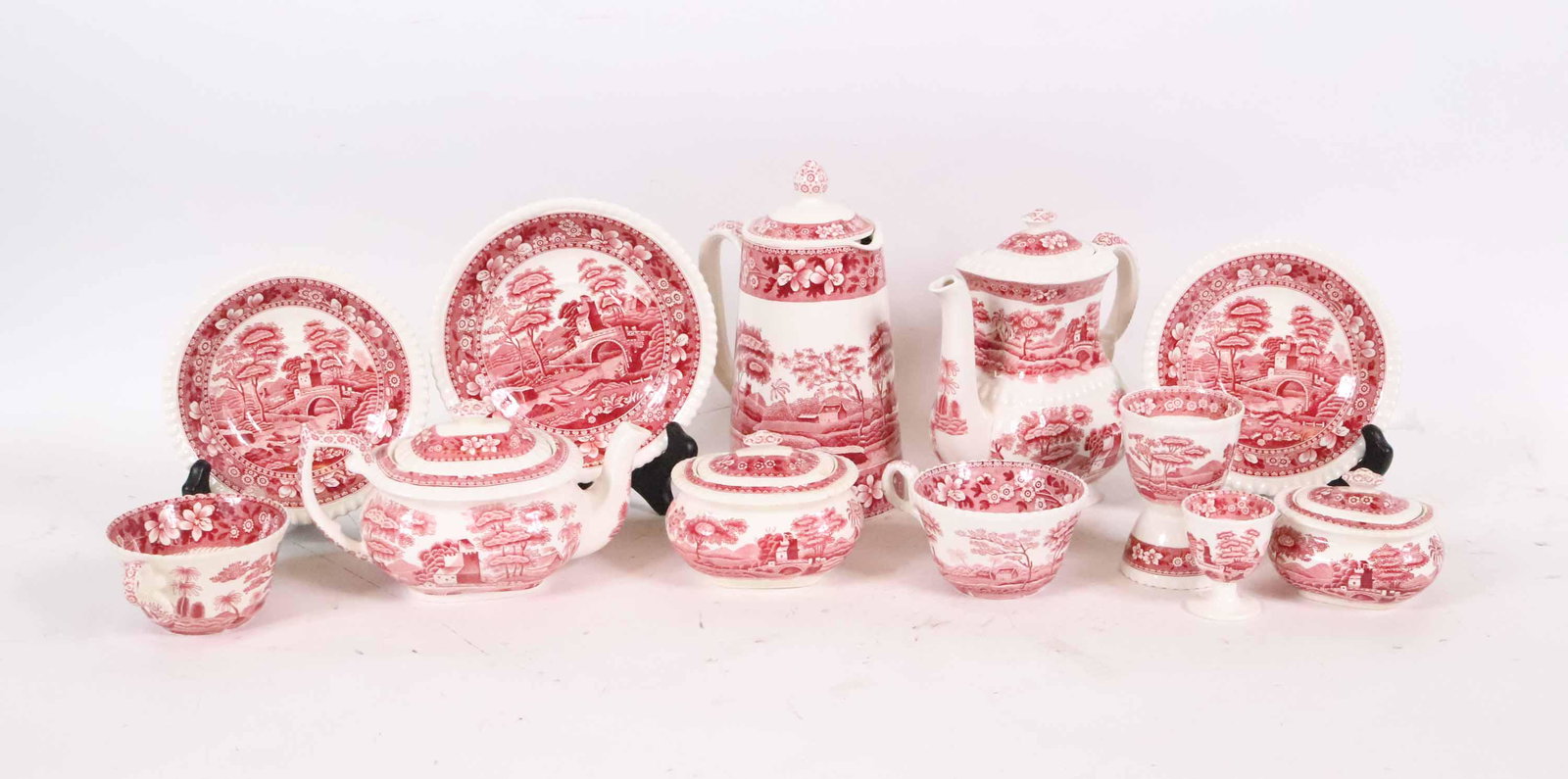 Group of Copeland Spode Tower Pink Transferware (1 of 8)