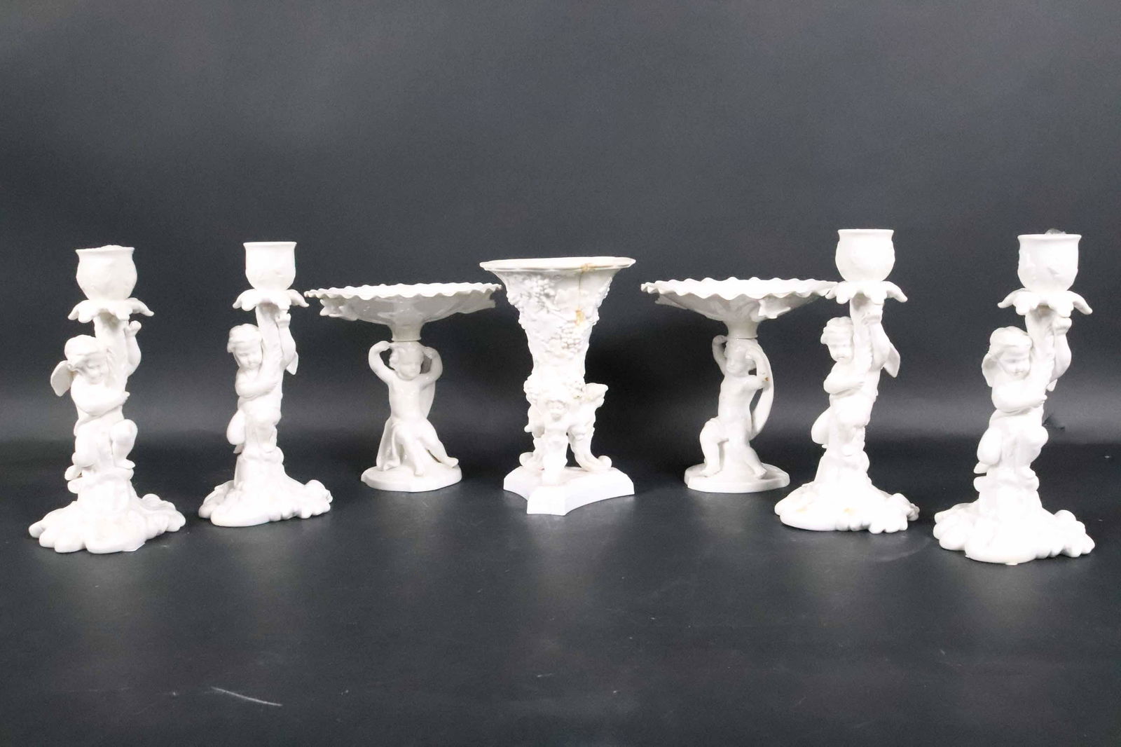 Spode Copeland White-Glazed Figural Garniture (1 of 12)