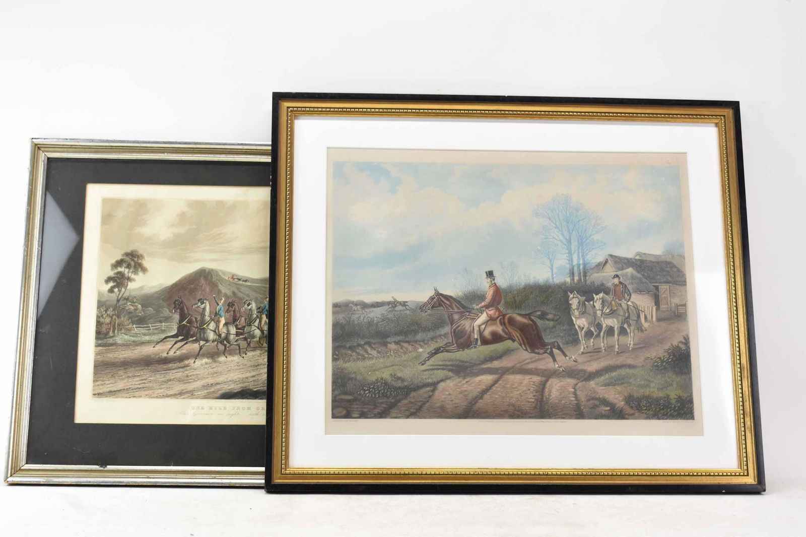 Two Assorted Equestrian Scene Lithographs (1 of 6)