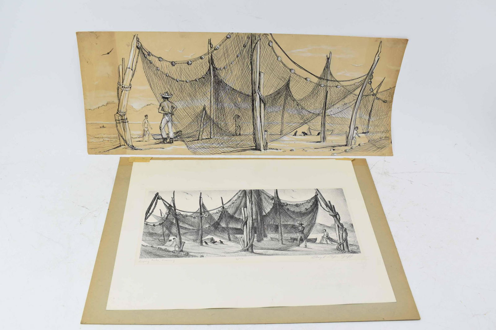 Lloyd Lozes Goff Drying Nets Mixed Media (1 of 7)