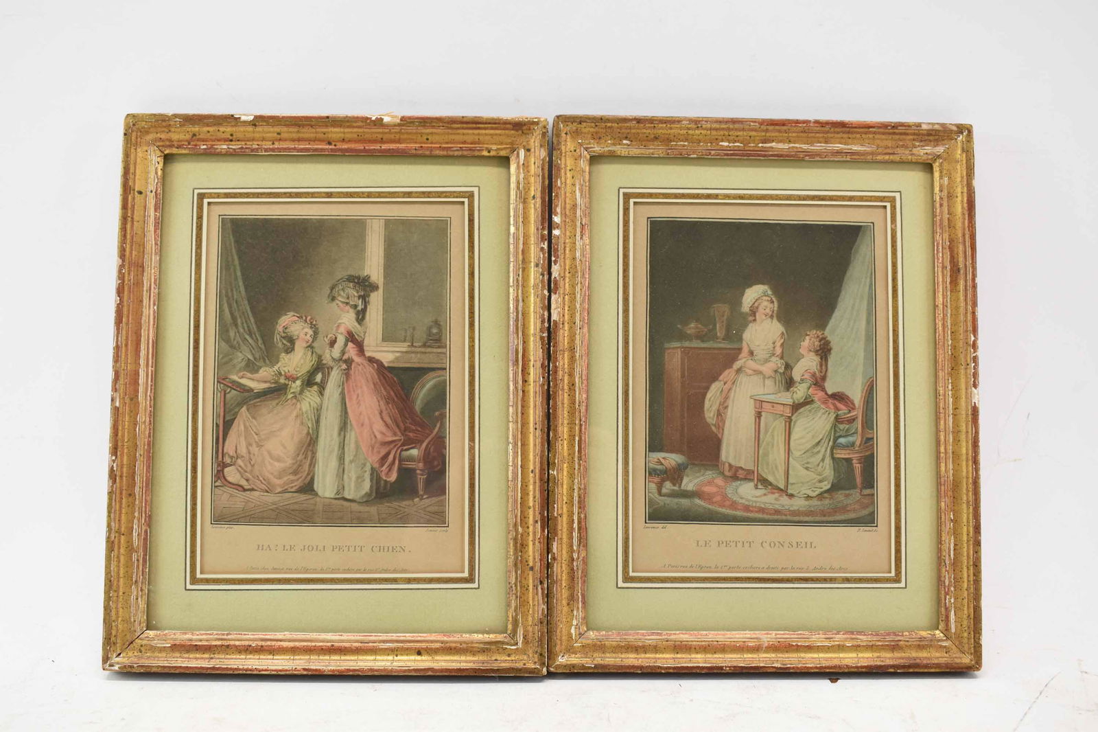 Two Prints after Lavrince and Janinet (1 of 9)