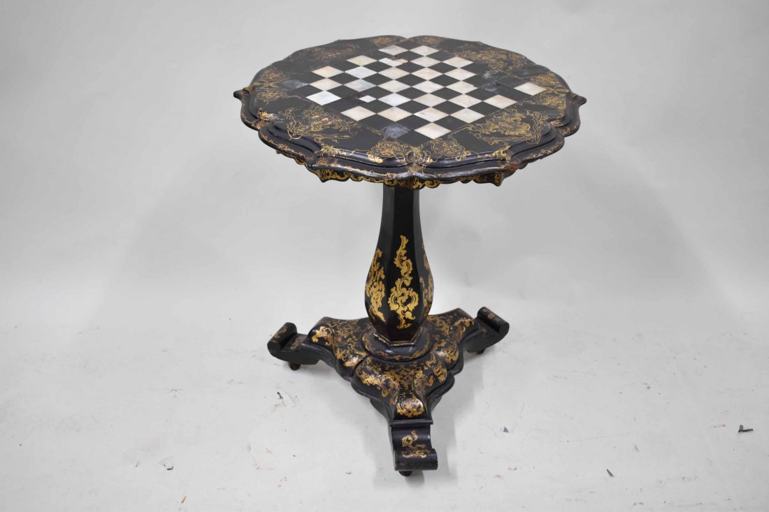 Paper Mache Tilt Top Table (1 of 10)
