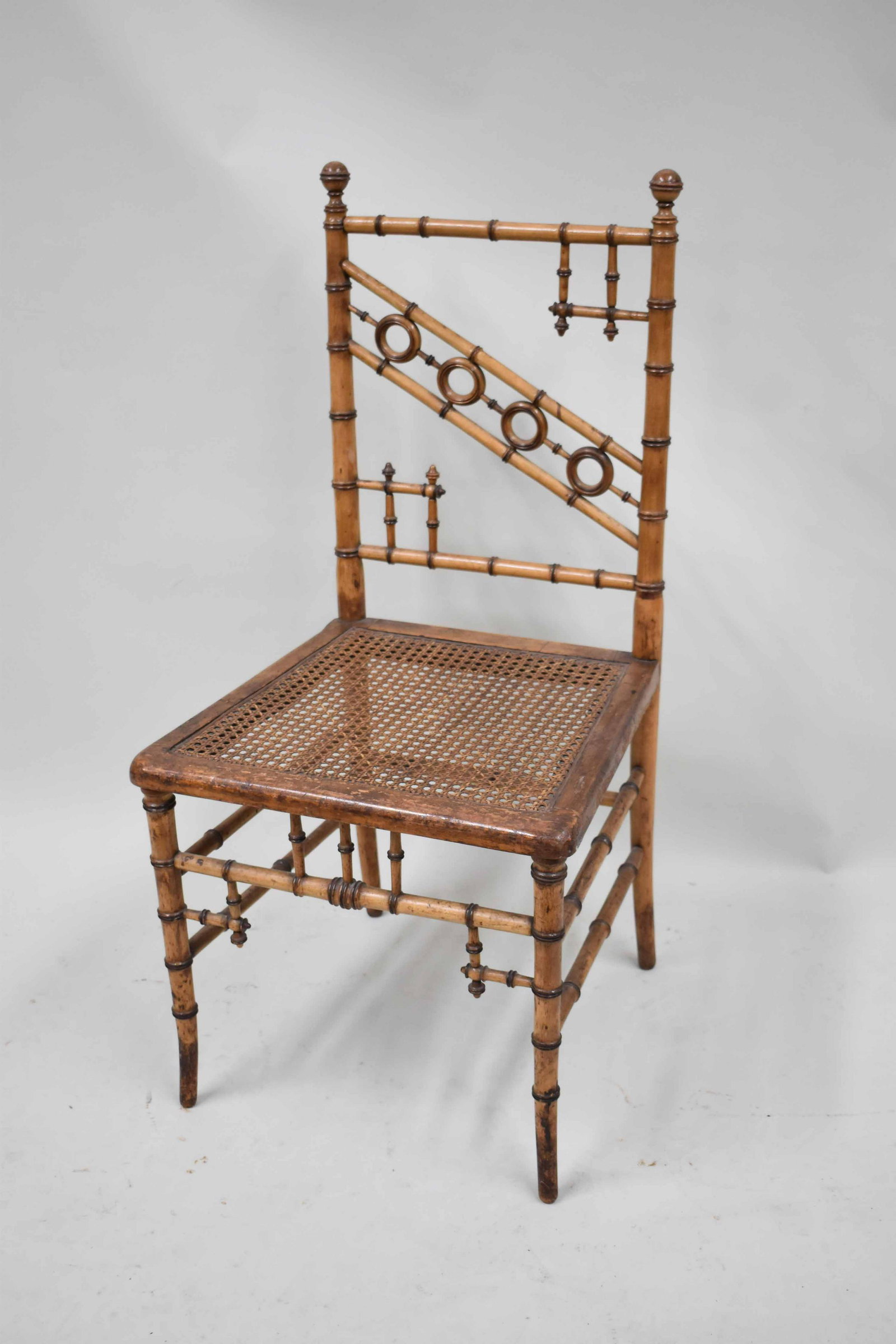 Rattan Caned Seat Side Chair (1 of 5)
