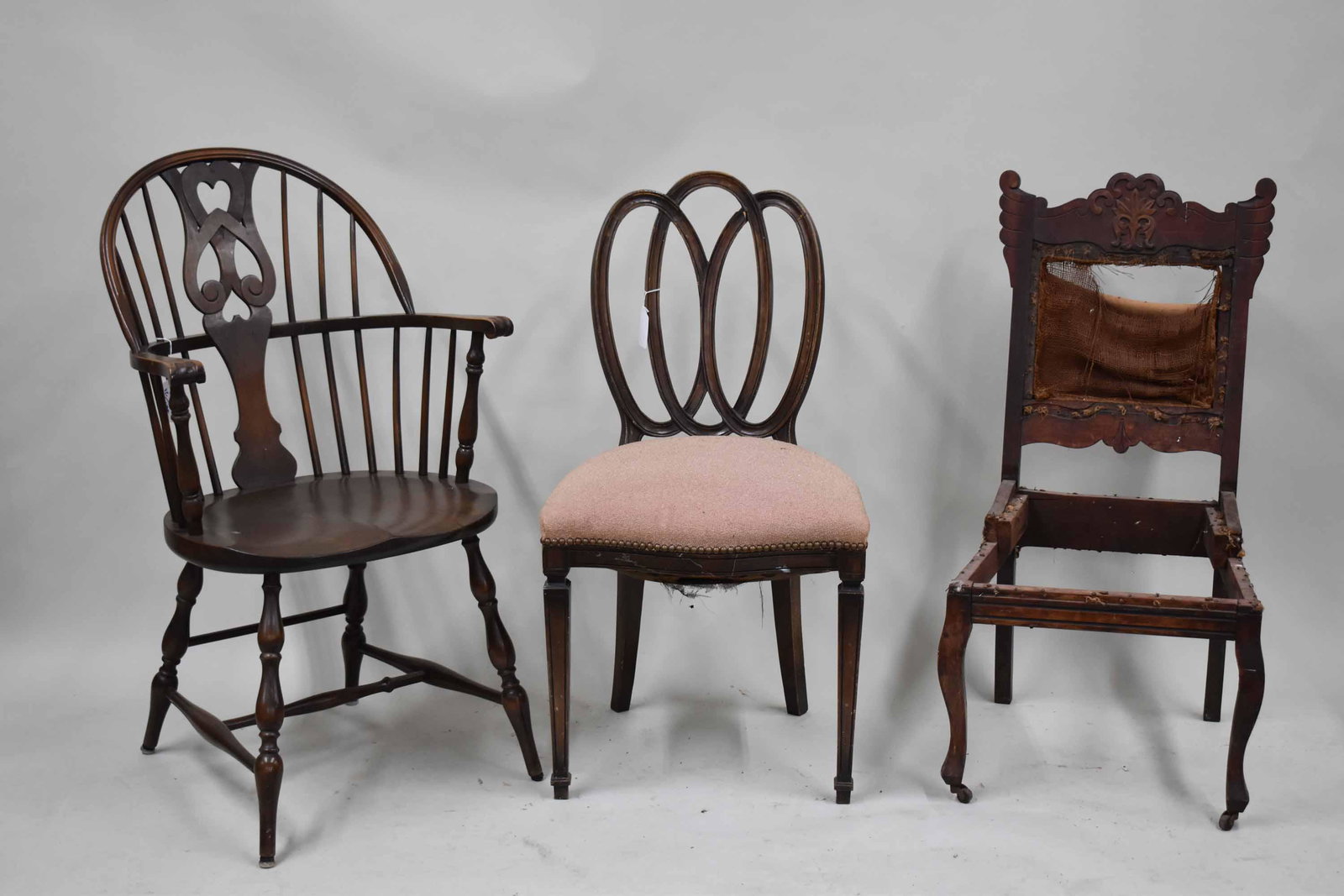 Group of Three Assorted Chairs (1 of 6)