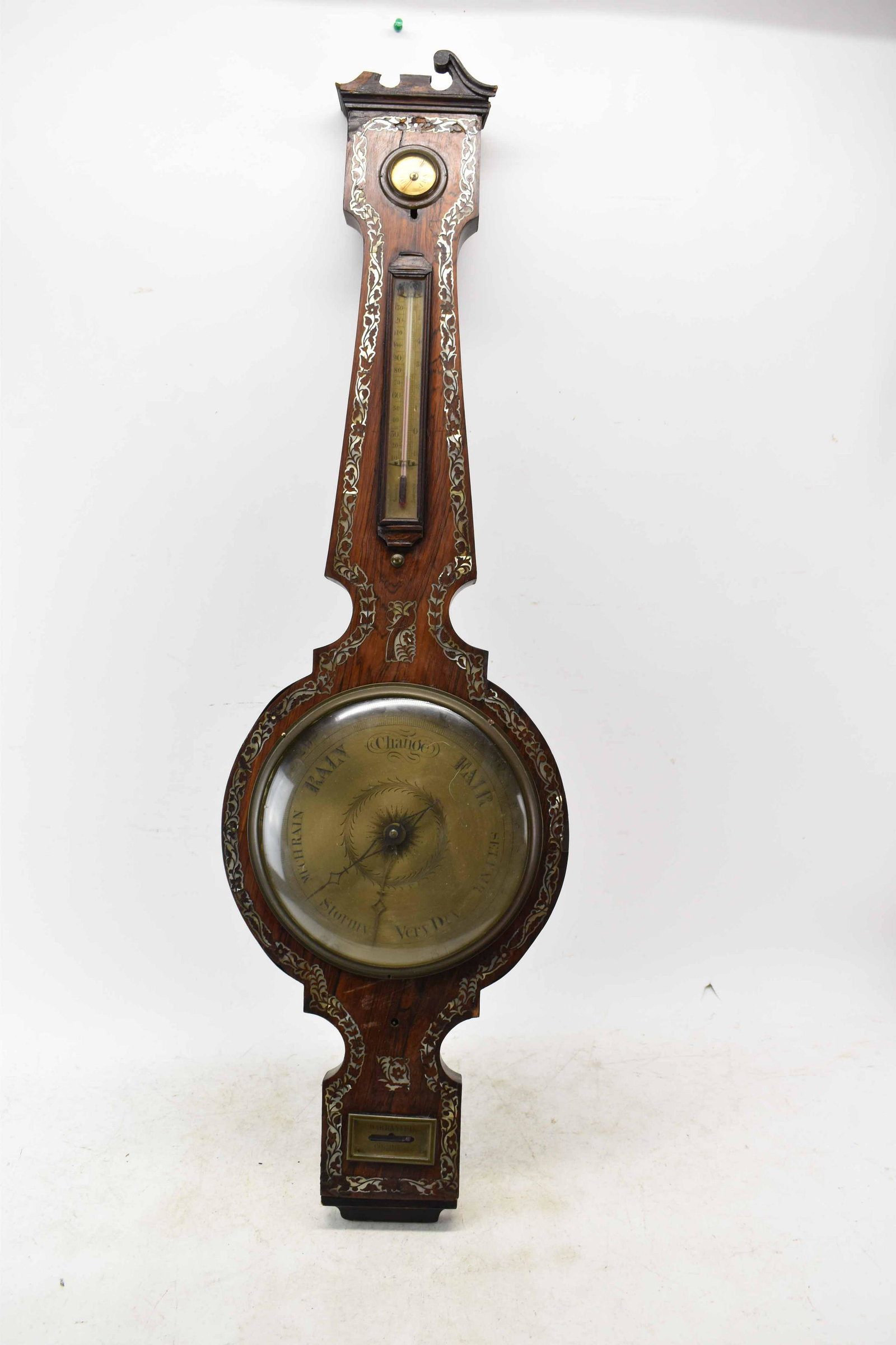Antique Rosewood Wall Barometer (1 of 13)