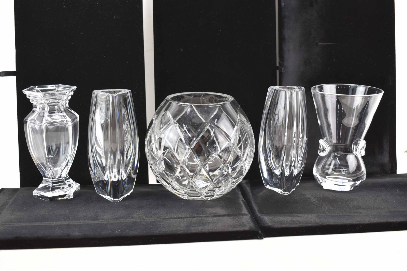 Pair of Baccarat Crystal Vases (1 of 8)