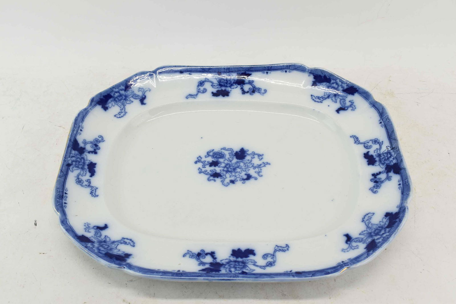 J. Dimmock & Co. Flow Blue Serving Platter (1 of 5)
