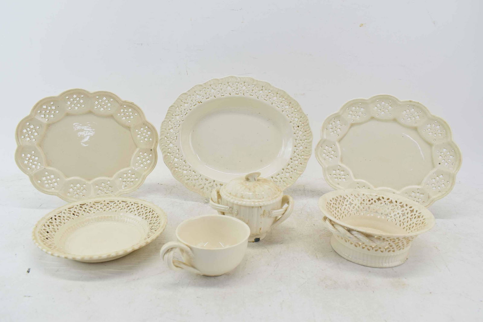 Group of Royal Creamware Table Articles (1 of 9)