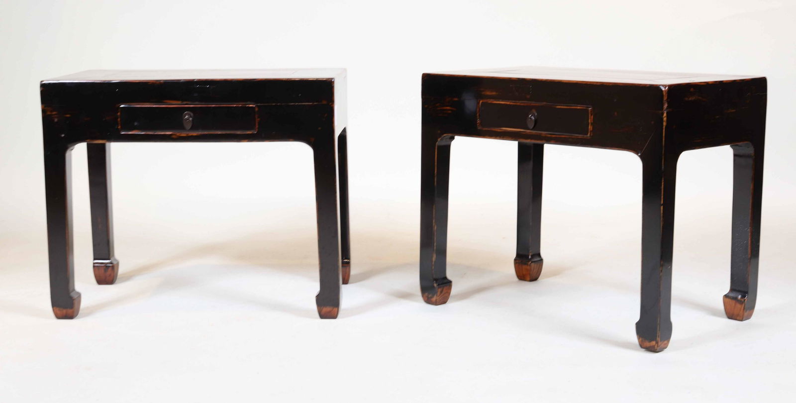 Pair of Chinese Hardwood Side Tables (1 of 7)