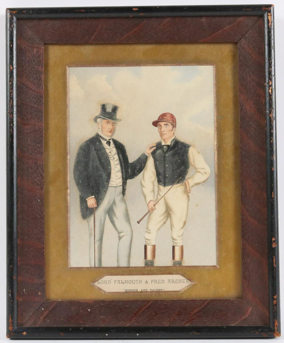 Richard Dighton, Watercolor, Lord Falmouth (1 of 6)