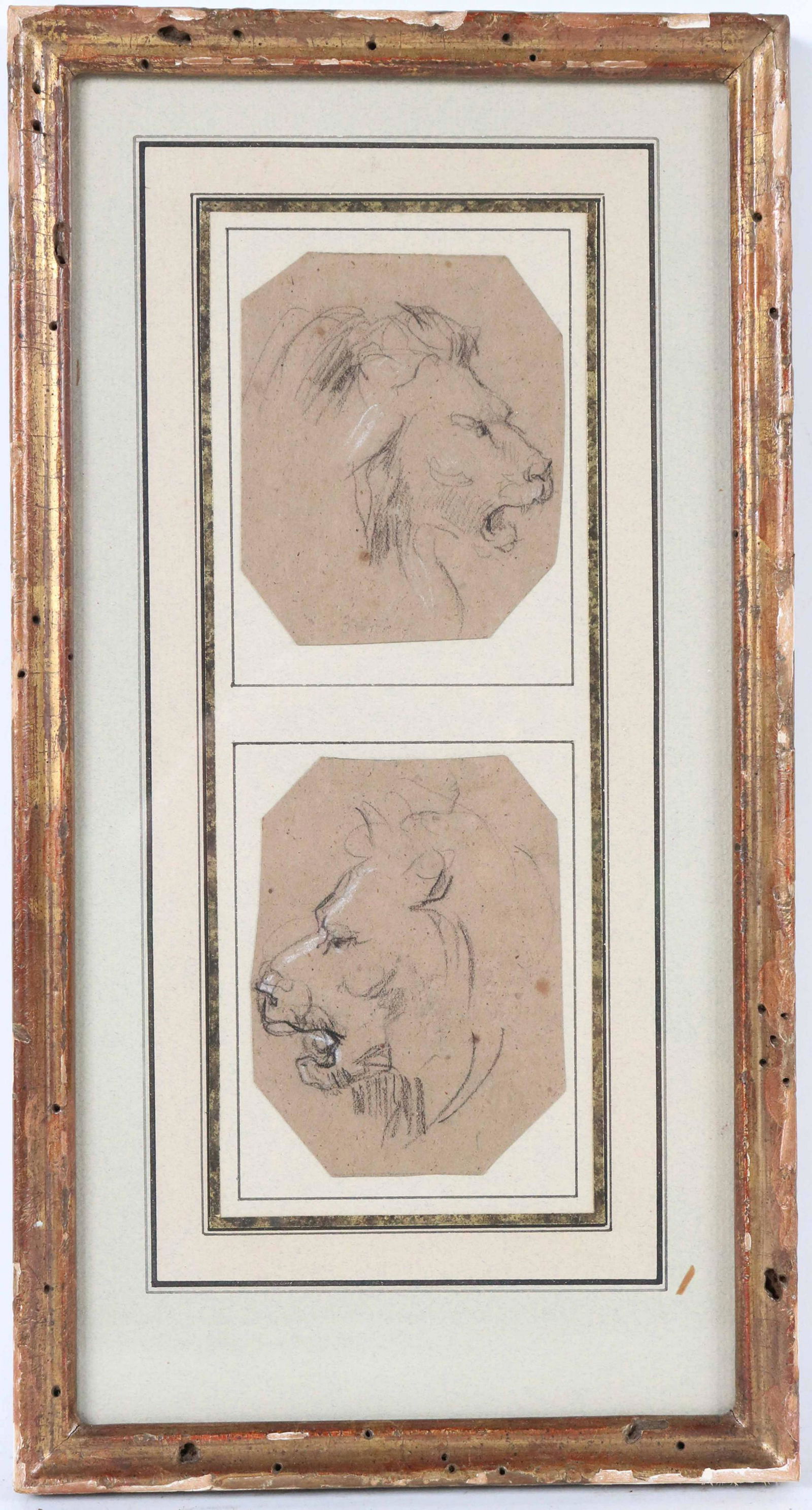 Jean-Baptiste Carpeaux, Study of Lion's Head (1 of 4)