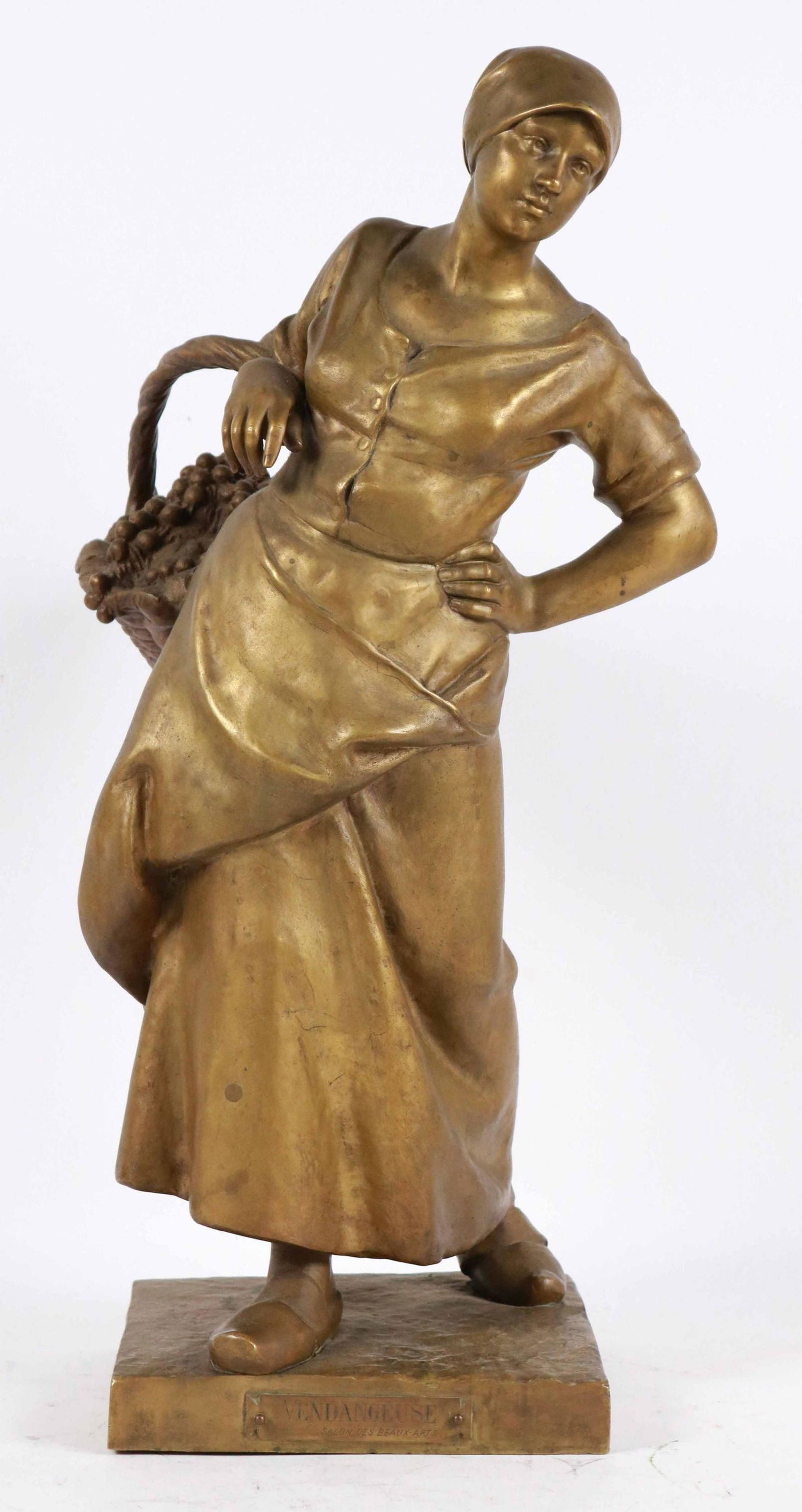 Antonin Larroux, Bronze Sculpture, La Vendangeuse (1 of 8)
