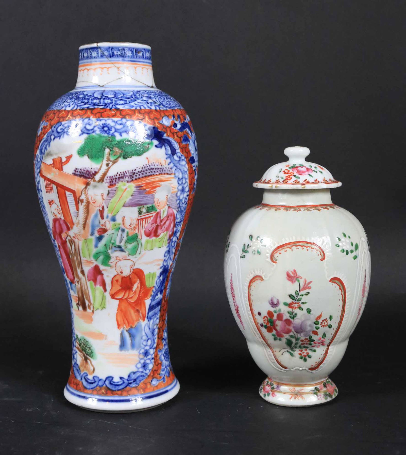 Two Chinese Export Vases (1 of 5)
