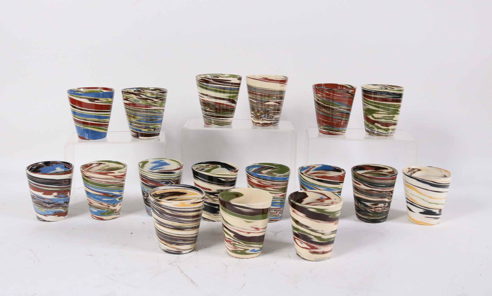 Seventeen Desert Sands Pottery Cups (1 of 5)