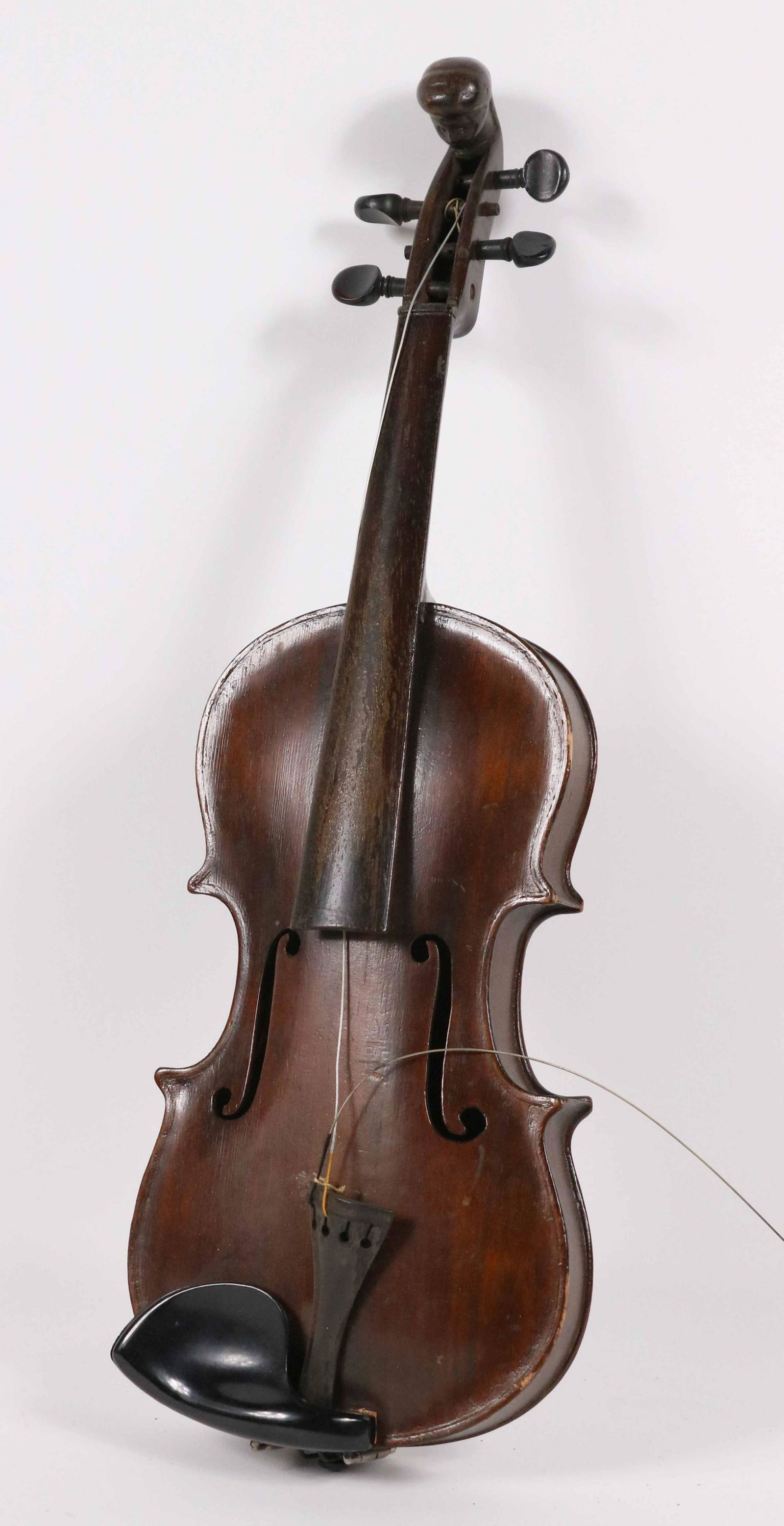 American Folk Art Violin, Woman's Head (1 of 4)