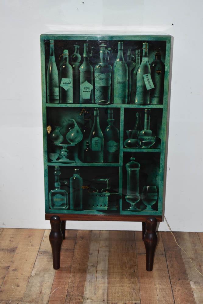 Aldo Tura Modern Goat Skin Drinks Cabinet (1 of 6)