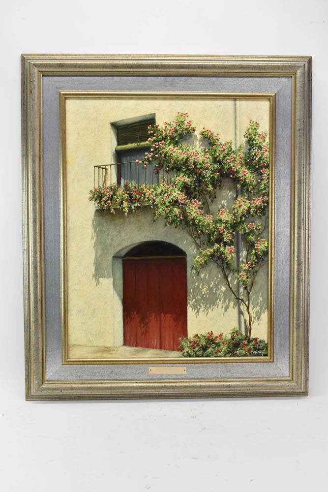 Maximo Cortina Oil on Canvas Velez Malaga Espana (1 of 6)