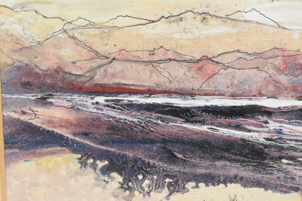 Hollander Abstract Mixed Media on Paper (1 of 4)