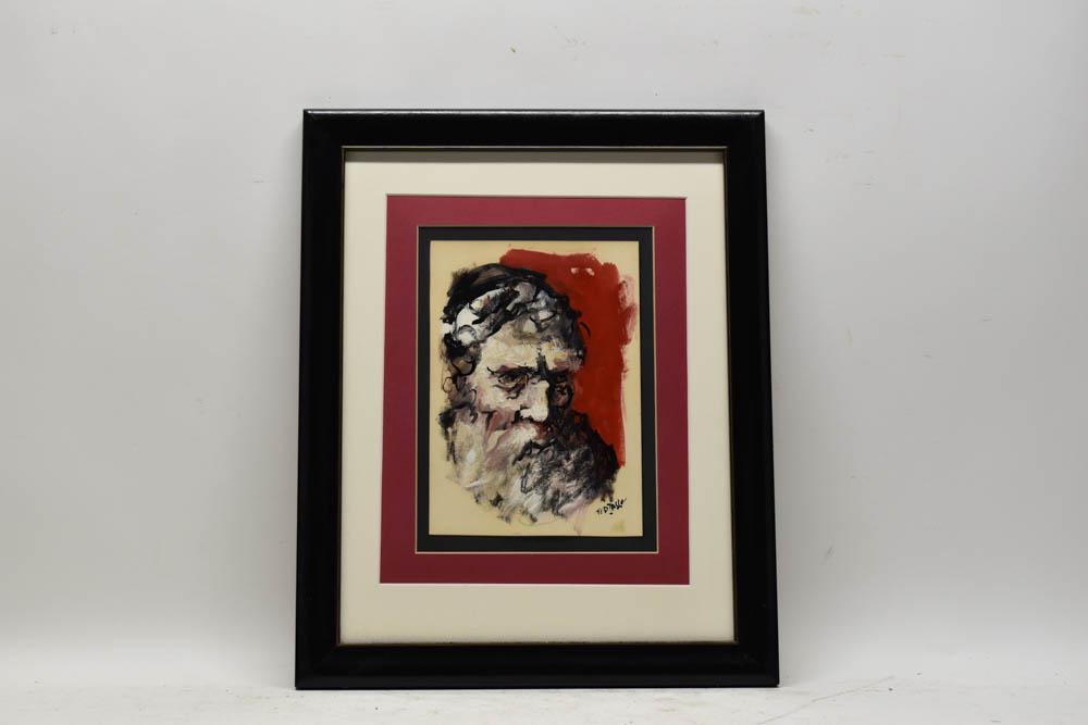 Ted Jaslow Oil on Board (1 of 4)