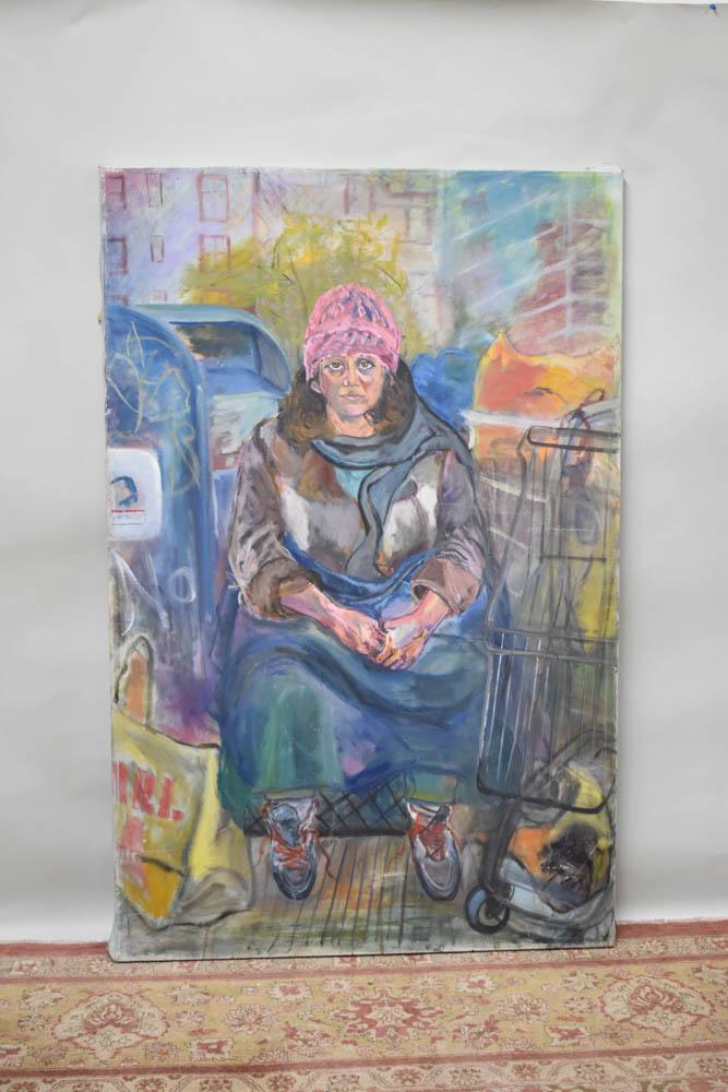 Five Iris Kaplan Oils on Canvas (1 of 7)