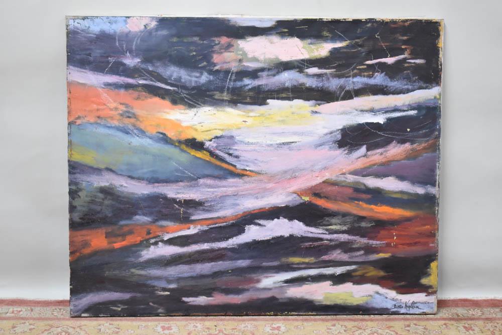 Five Iris Kaplan Oils on Canvas (1 of 6)