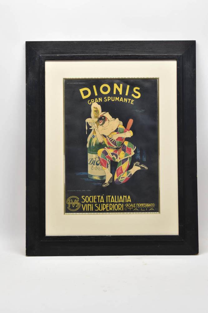 Dionis Gran Spumante Framed Poster (1 of 7)