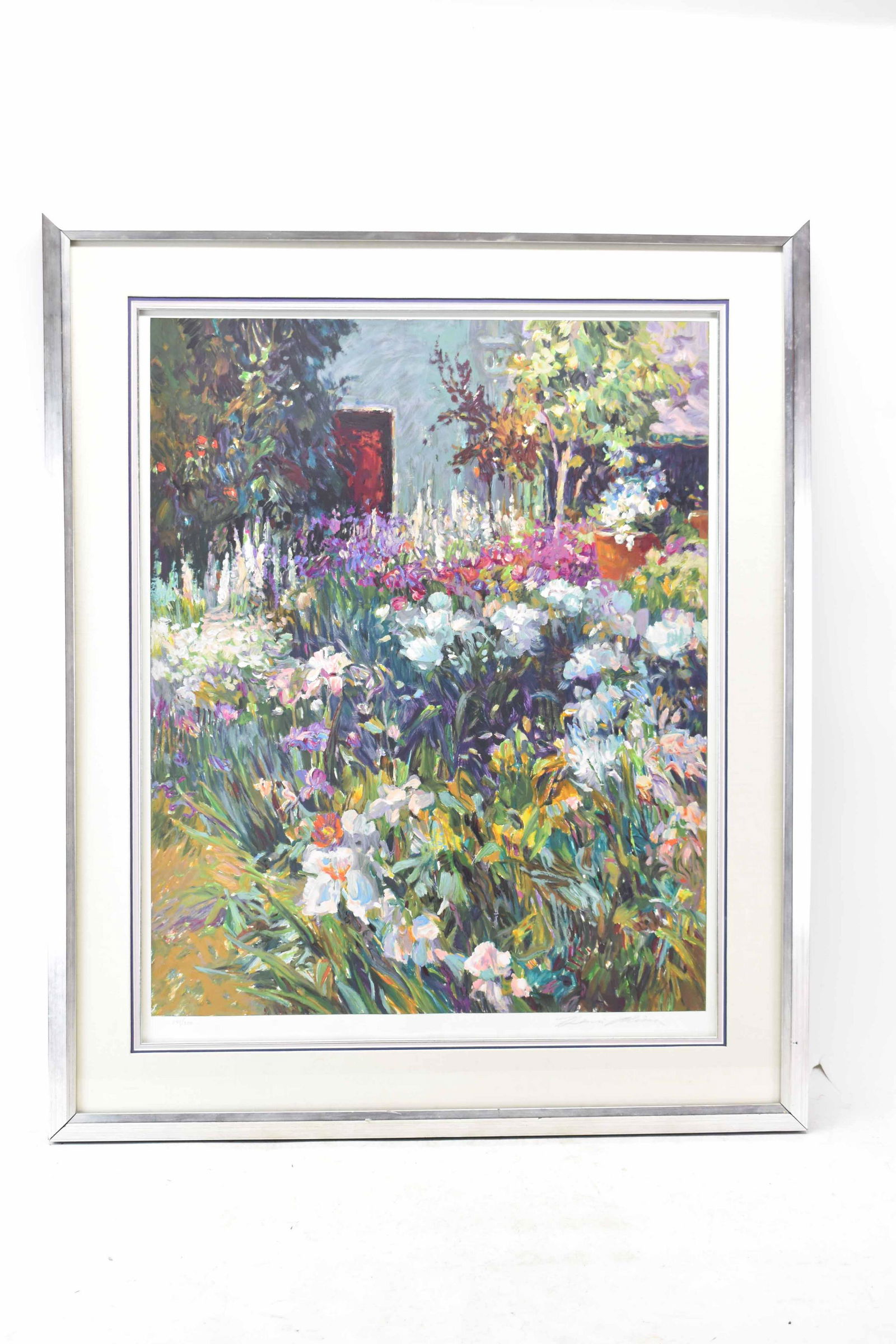 Henri Plisson Signed Serigraph Red Door (1 of 5)