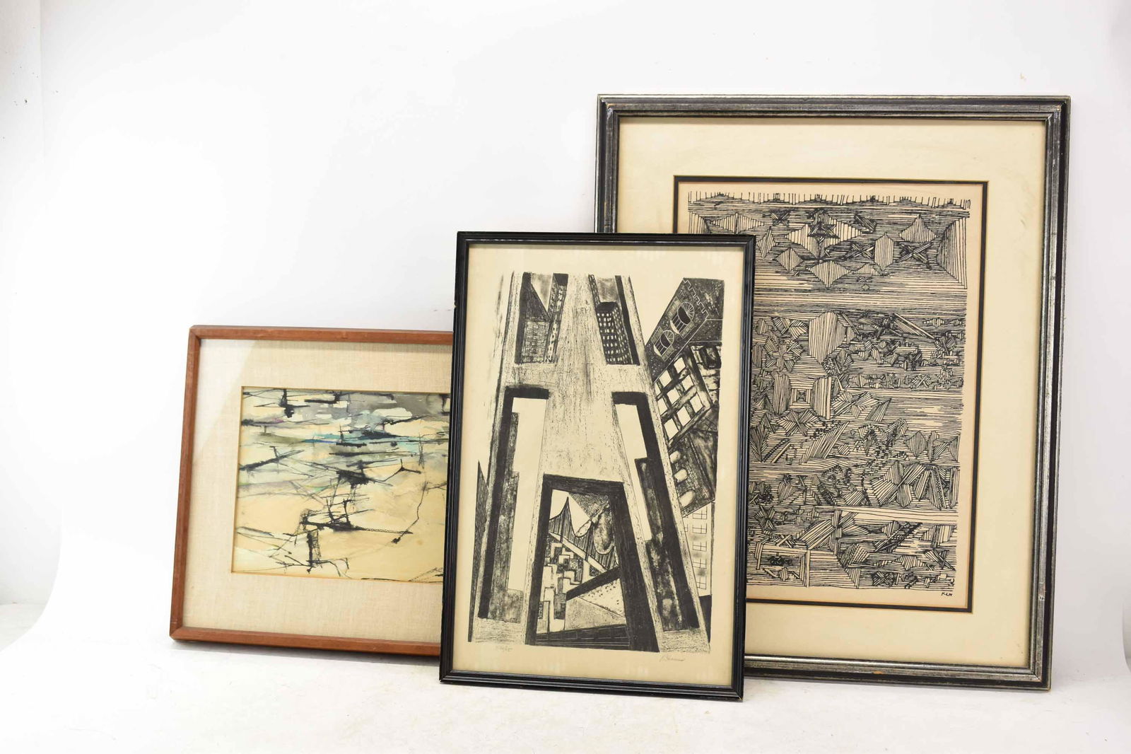 Three Assorted Modern Artworks (1 of 7)