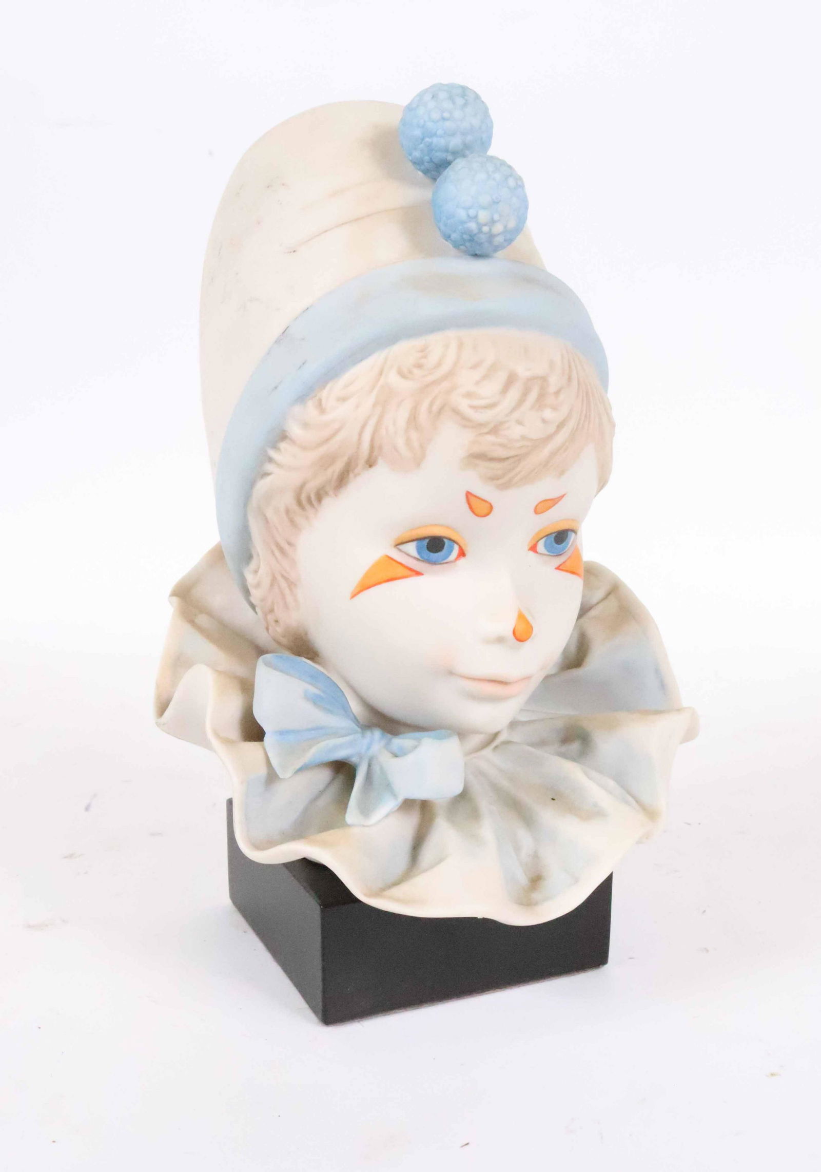 Cybis Porcelain Clown Figure on Stand (1 of 7)