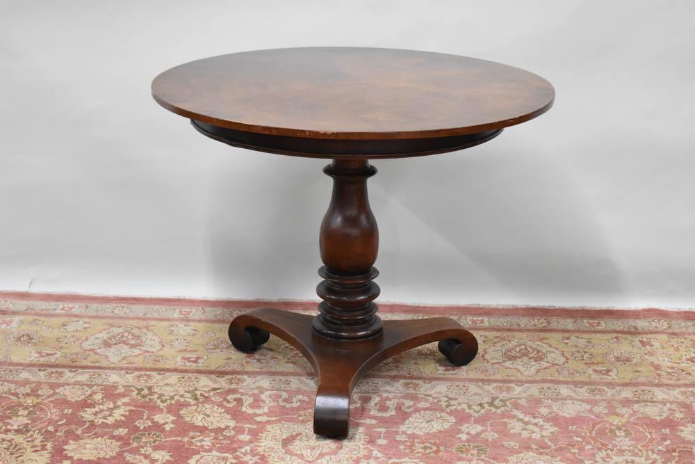 Baker Milling Road Round Pedestal Side Table (1 of 7)