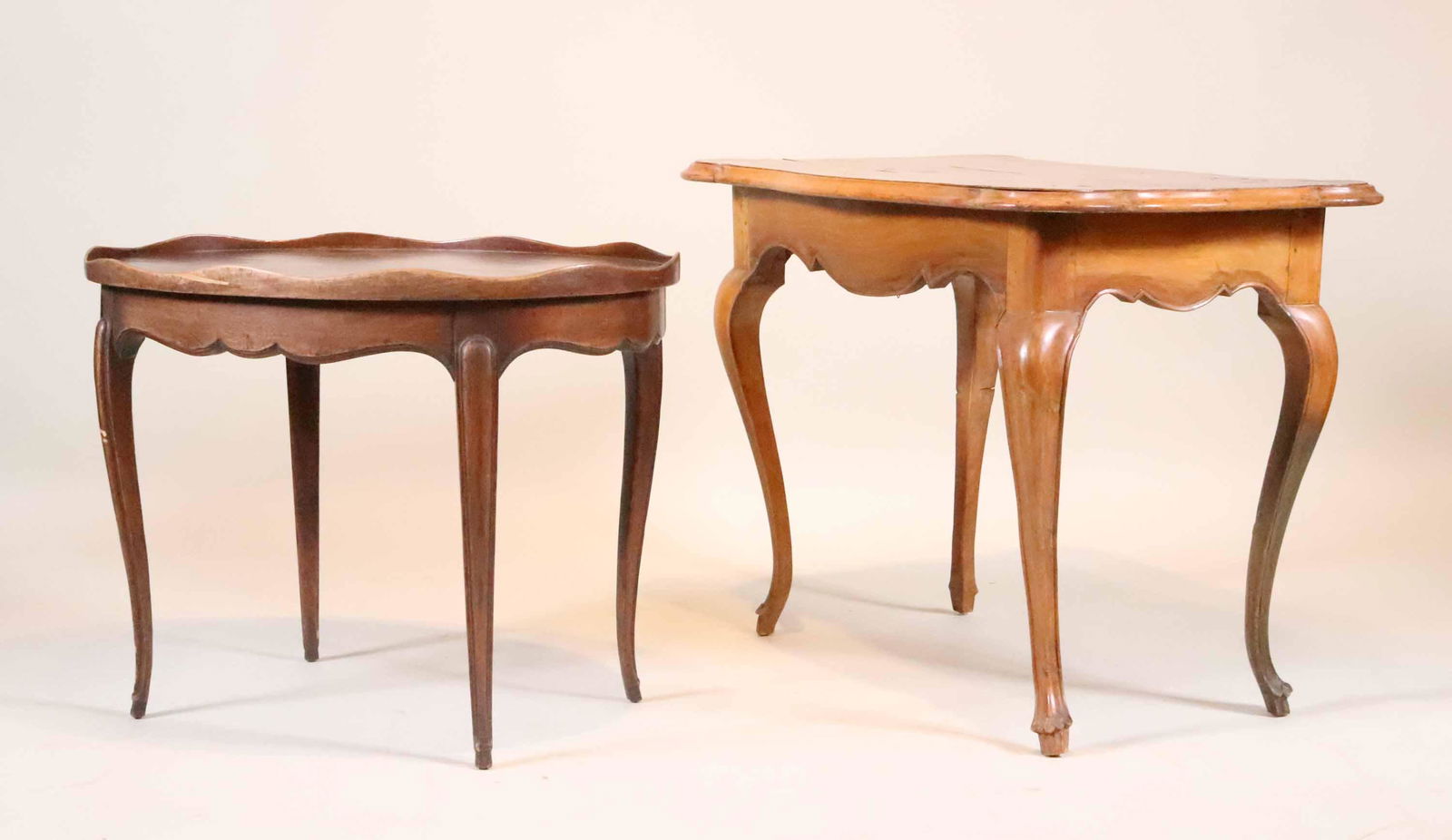 French Provincial Walnut Side Table (1 of 7)