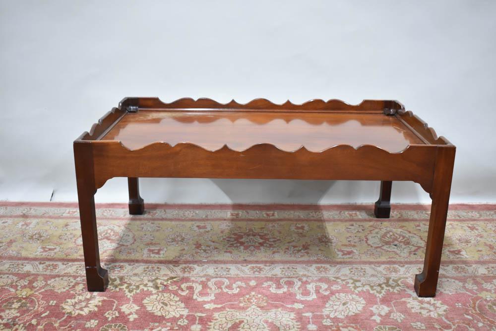 Baker Chinese Chippendale Style Coffee Table (1 of 7)