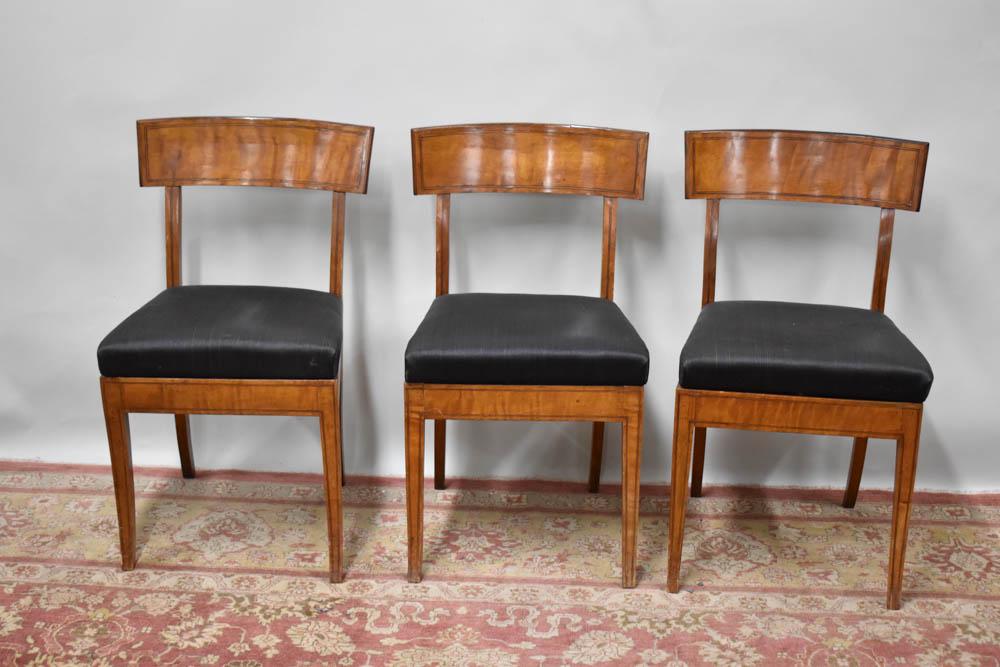 Set of Three Regency Style Side Chairs (1 of 7)