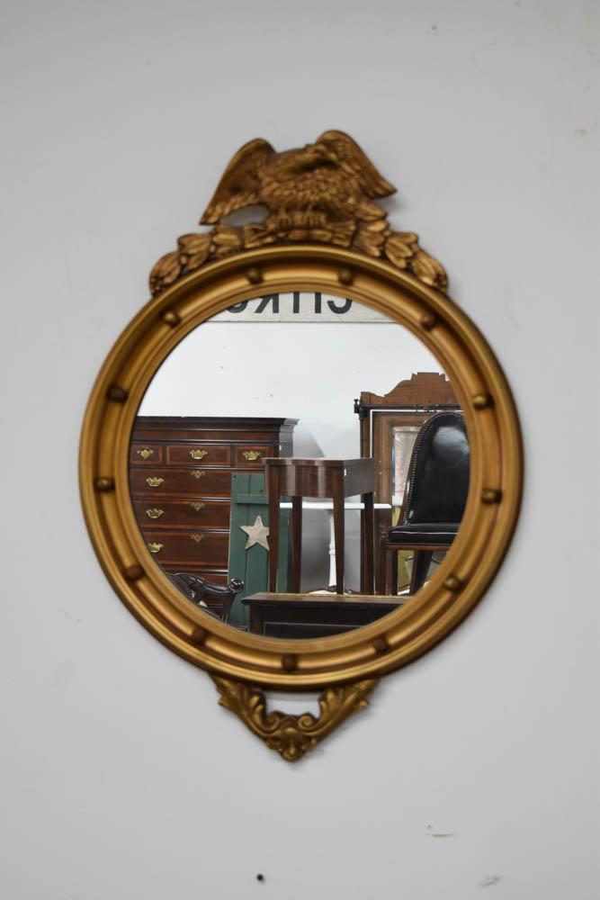 Gilt Painted Bullseye Mirror (1 of 5)