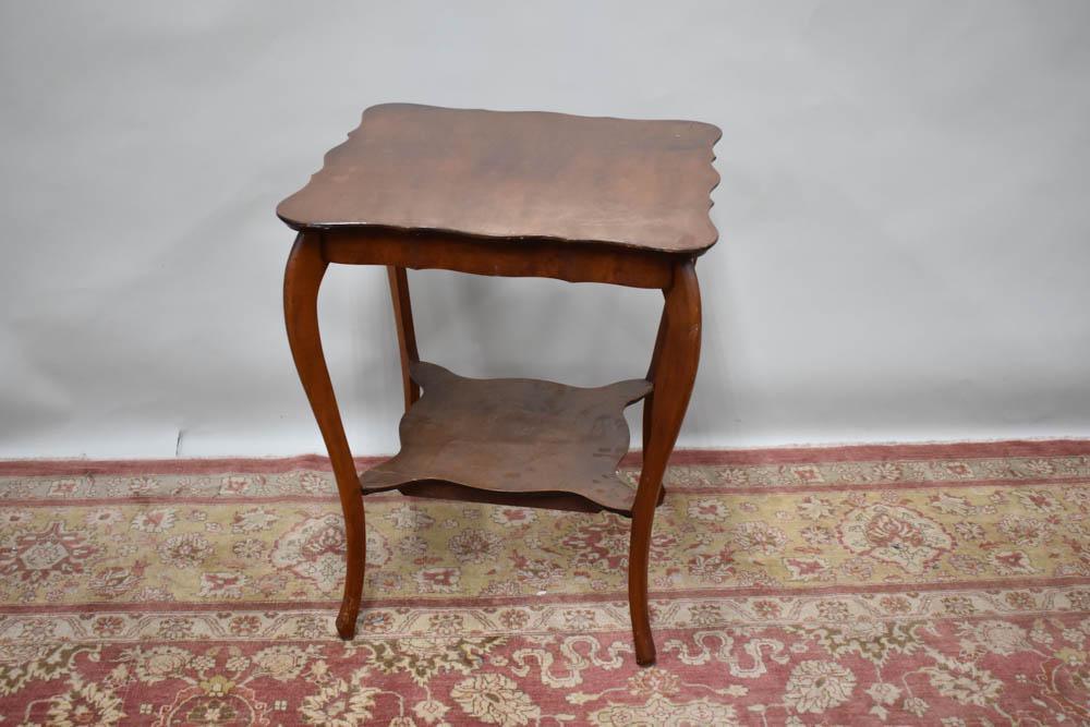 Maple Two Tiered Occasional Table (1 of 5)