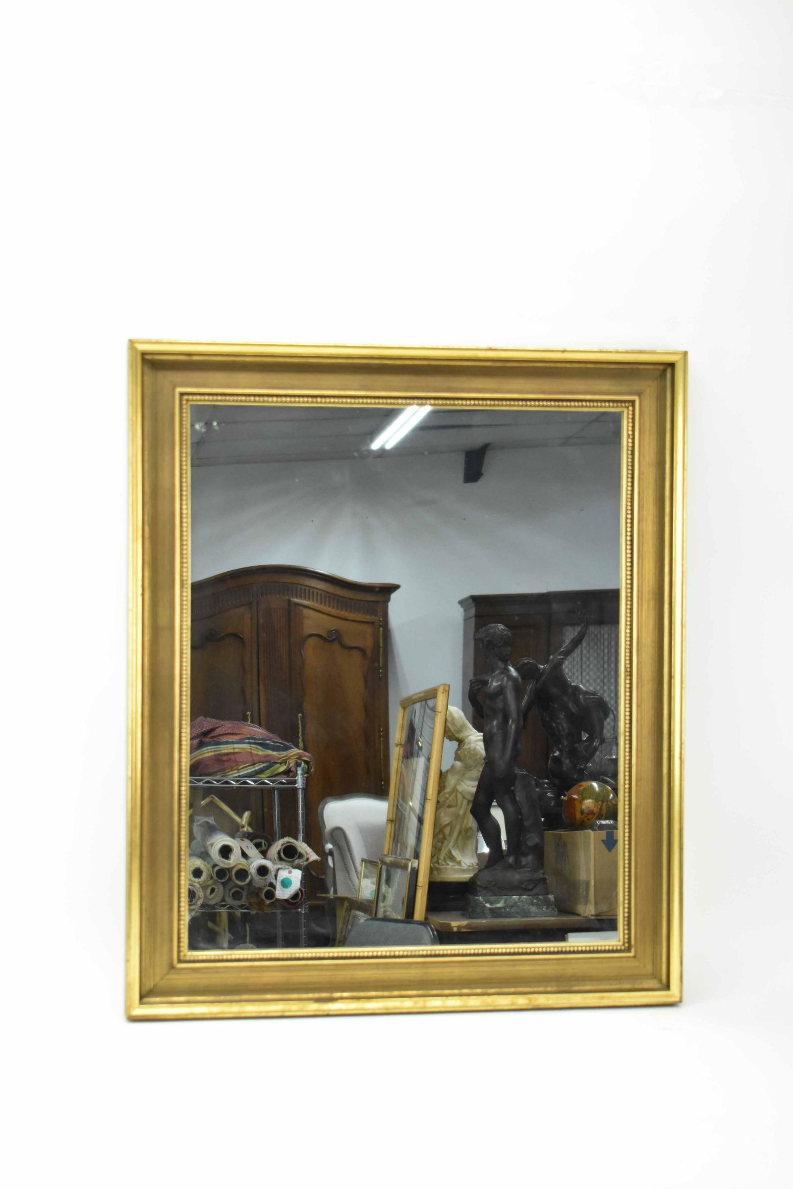 Hanging Wall Mirror in Gilt Frame (1 of 4)