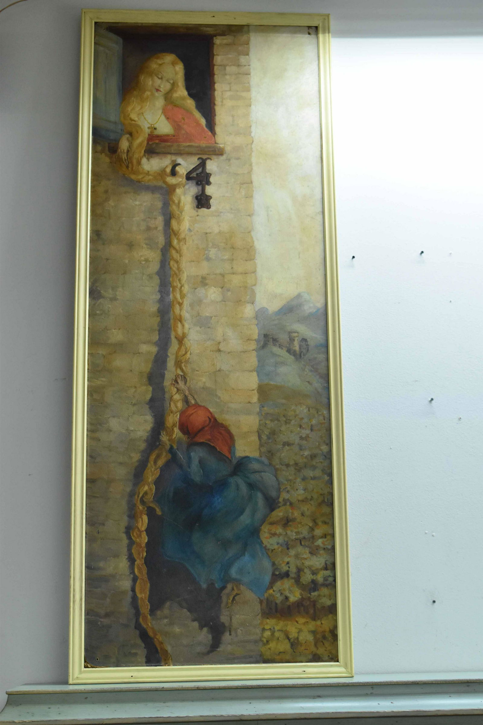 Jo Jenks Painting on Board of Rapunzel (1 of 11)