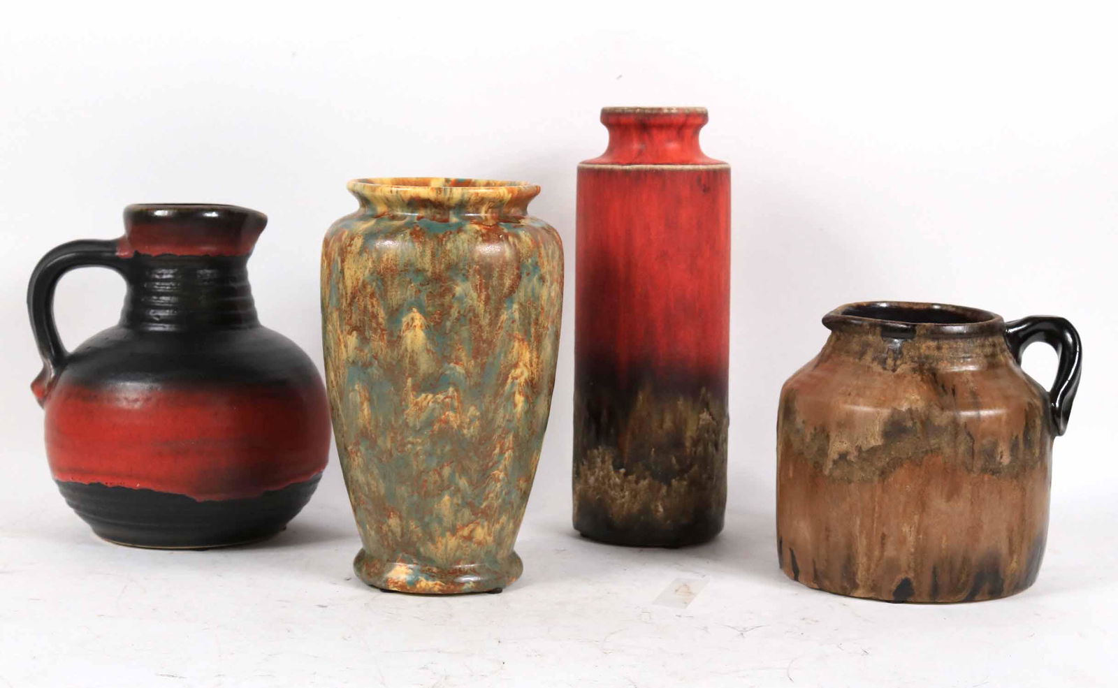 Four Art Pottery Table Vases and Pitchers (1 of 8)