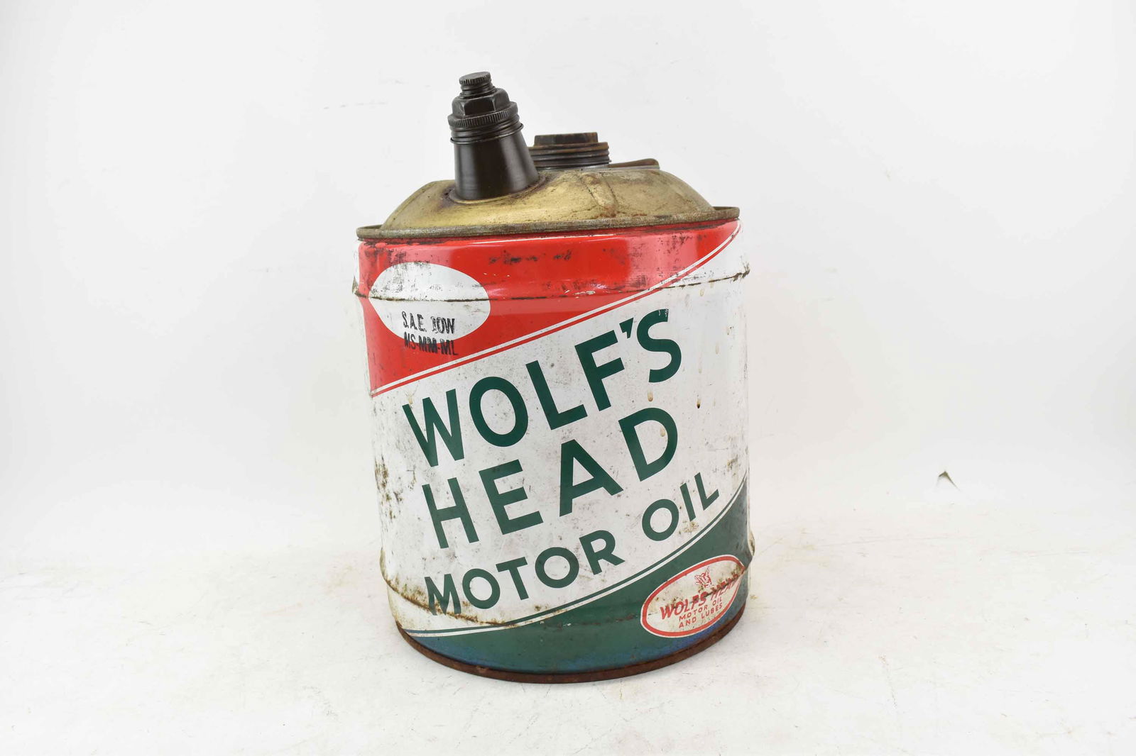 Wolfs Head Motor Oil 5 Gallon Utility Can (1 of 6)