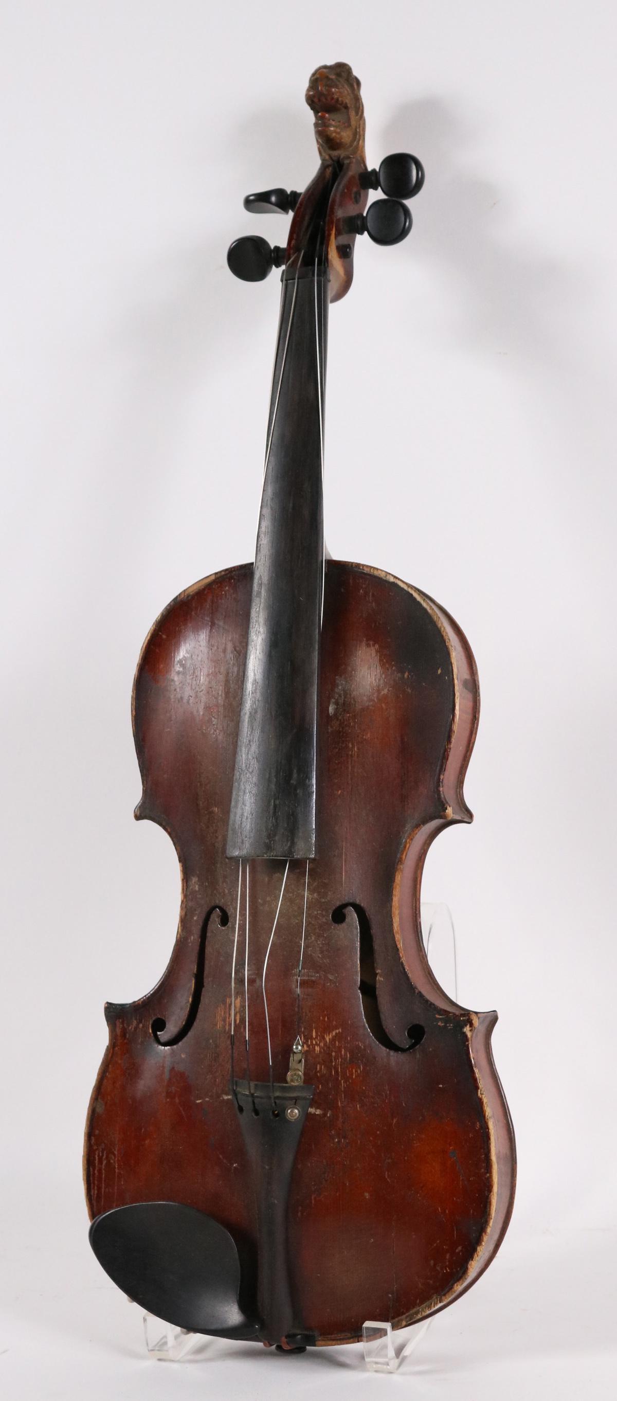 German Lion Headed Violin (1 of 5)
