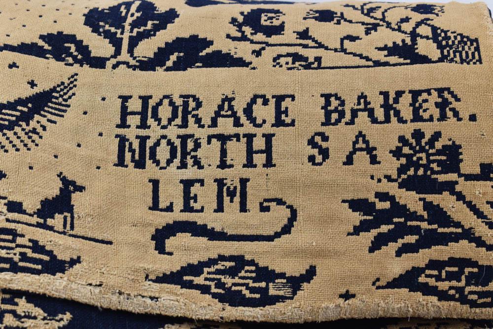 Antique North Salem Jacquard Reversible Coverlet (1 of 16)